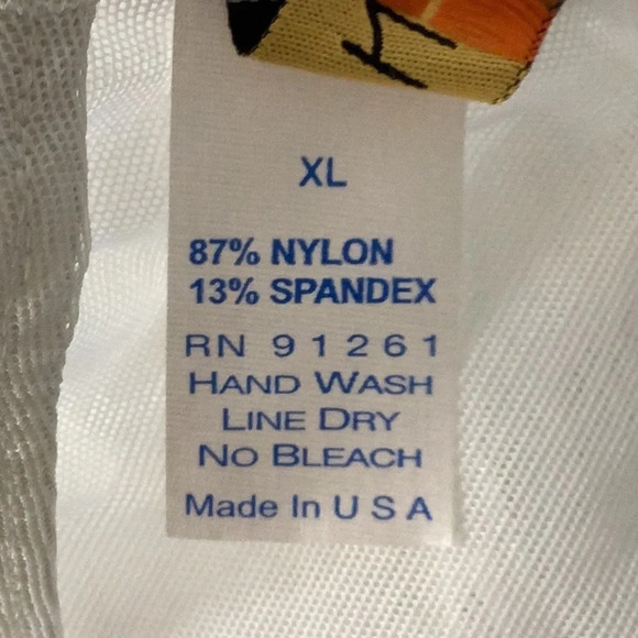 Under the Sun Size XL White Mesh Ruffle Skirt. Made in USA. New Without Tag - Picture 3 of 3